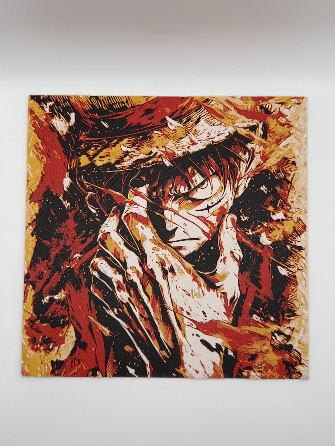 Anime-inspired HueForge 3D printed art