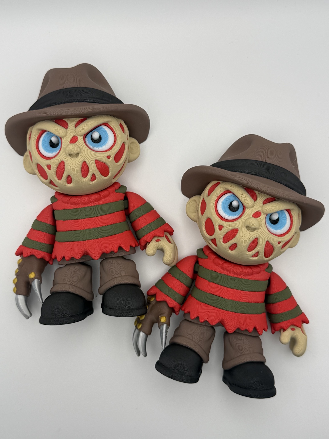 Freddy-inspired articulated 3D printed figures by Cloud3DLabs